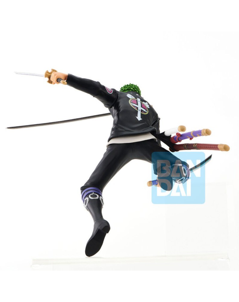 ICHIBANSHO ONE PIECE FIGURE RORONOA ZORO FILM RED MORE BEAT View 3