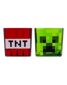 MINECRAFT CREEPER & TNT SQUARE CUPS Vista 2