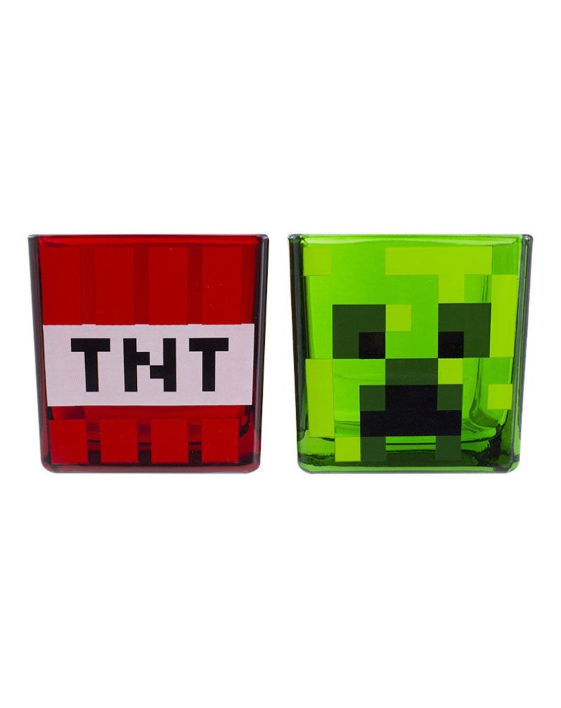 MINECRAFT CREEPER & TNT SQUARE CUPS Vista 2