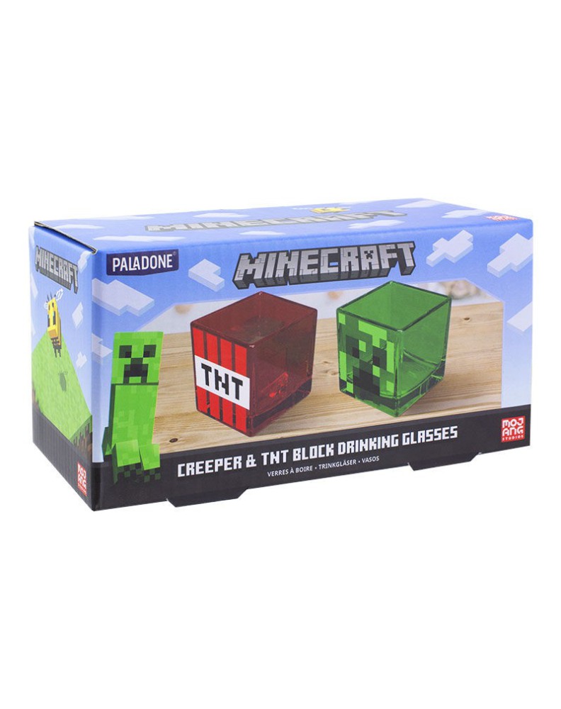 VASOS CUADRADOS MINECRAFT CREEPER & TNT Vista 3