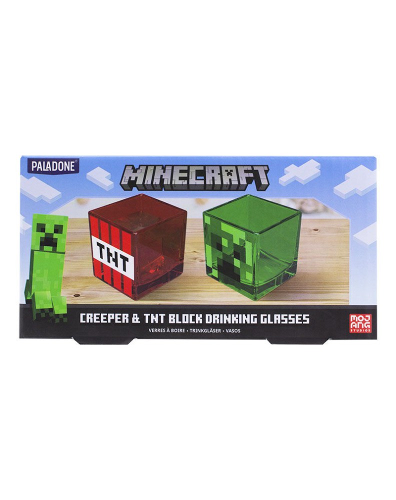 VASOS CUADRADOS MINECRAFT CREEPER & TNT Vista 4