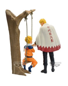 FIGURA BANPRESTO 20TH ANNIVERSARY NARUTO SHIPPUDEN - KIDS UZUMAKI NARUTO Vista 3