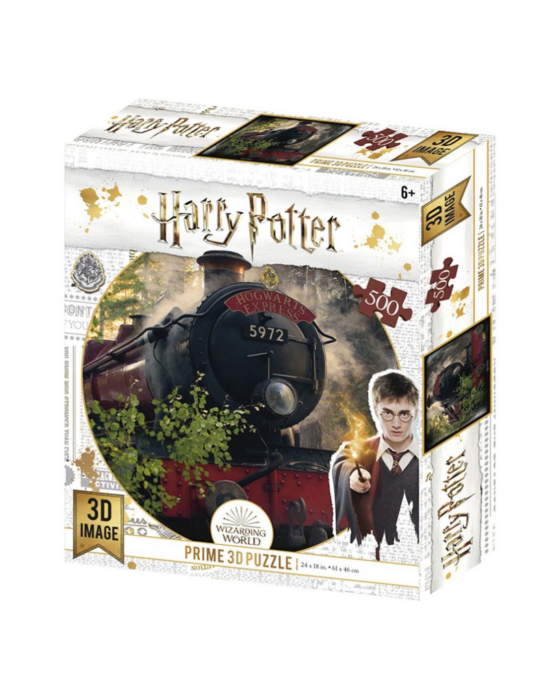HARRY POTTER Hogwarts LENTICULAR PUZZLE EXPRESS 50