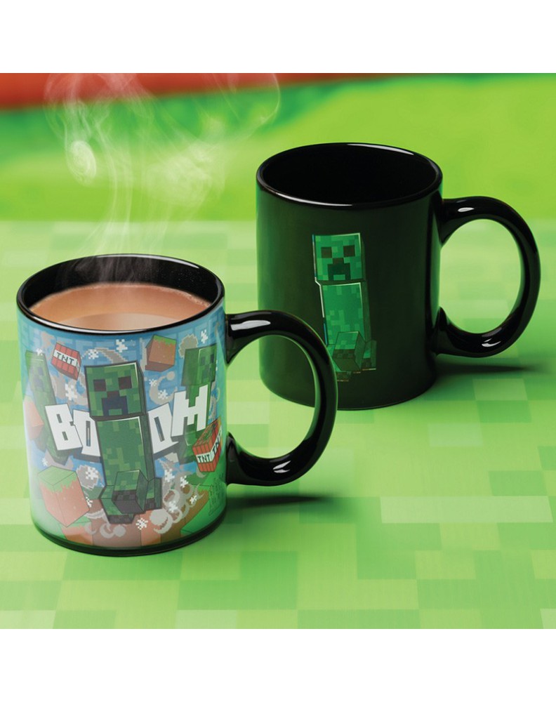 Minecraft Creeper Heat Change Mug