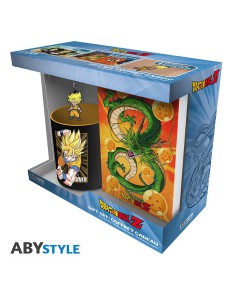 DRAGON BALL - PCK MUG320ML + KEYRING PVC + NOTEBOOK "GOKU"