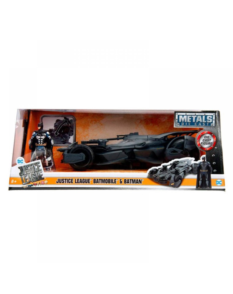 METALLIC FIGURE BATMOBILE JUSTICE LEAGUE 1:24