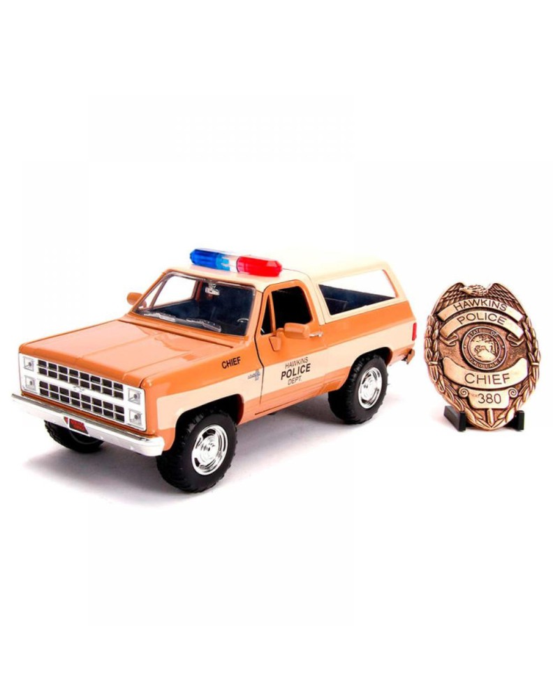 SET STRANGER THINGS FIGURE CHEVY K5 BLAZE AND PLATE