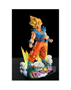 FIGURE BANPRESTO THE SON GOKU DIORAMA THE BRUSH SUPER MASTER STARS DRAGON BALL Z
