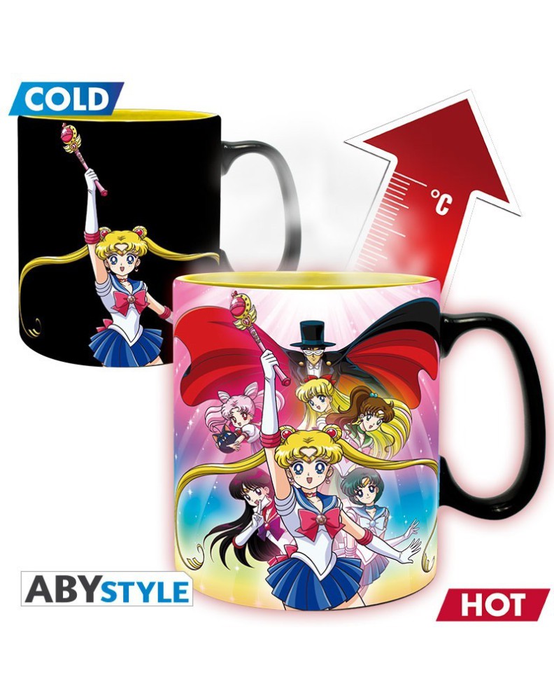 SAILOR MOON THERMAL MUG - GROUP - 460ML