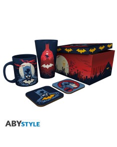 DC COMICS - PCK GLASS XXL + MUG + 2 COASTERS "GLOW"