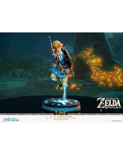 ESTATUA 25 CM THE LEGEND OF ZELDA: BREATH OF THE WILD FIRST 4 FIGURES LINK COLLE