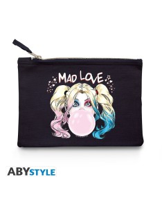 DC COMICS - COSMETIC CASE - "HARLEY QUINN" - BLUE