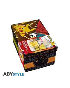 POKEMON - PCK PREMIUM LARGE GLASS + MUG HC + NOTEBOOK "PIKACHU"