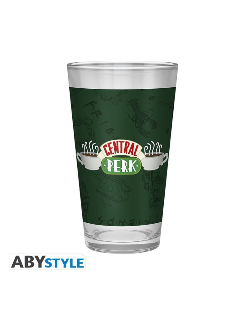 FRIENDS - PCK XXL GLASS + PIN + POCKET NOTEBOOK "CENTRAL PERK"