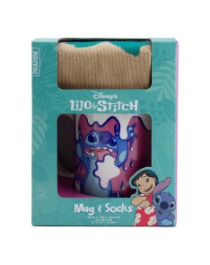SET DE TAZA Y CALCETINES LILO Y STITCH