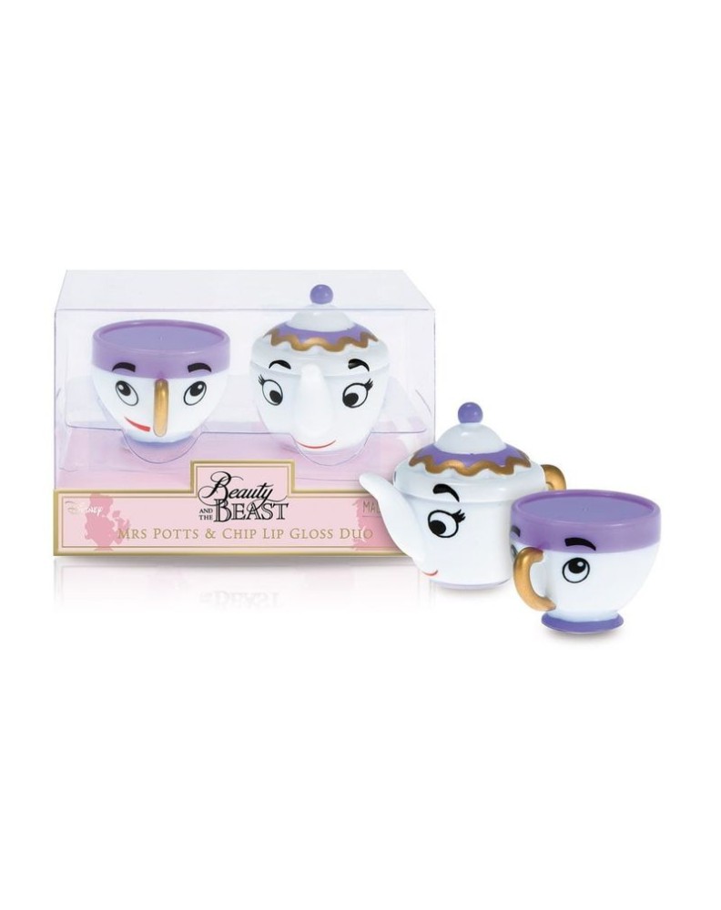 BÁLSAMO DE LABIOS DUO LICENCIA DISNEY LA BELLA Y LA BESTIA CHIP & POTTS