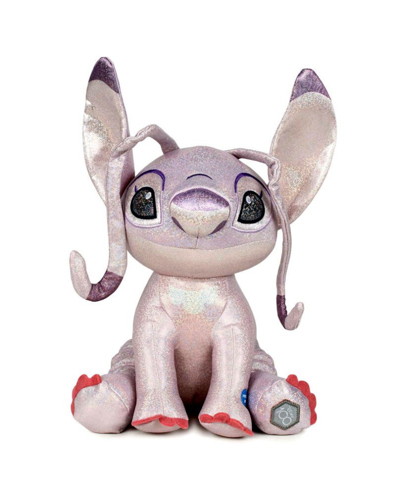 PLUSH ANGEL GLITTER -100th ANNIVERSARY DISNEY-28 CM WITH SOUND