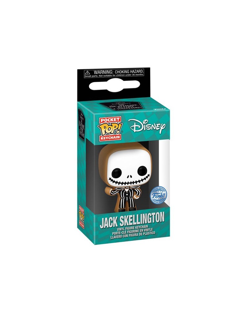 FUNKO POP! KEYCHAIN JACK(GINGERBREAD) DISNEY. KEY RING