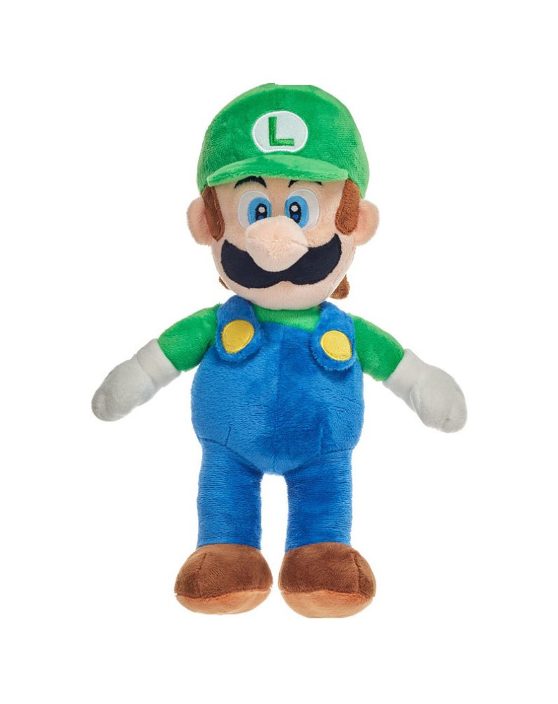 PELUCHE LUIGI -SUPER MARIO BROS -NINTENDO- 30 CM