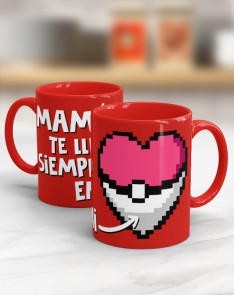 TAZA MAMÁ SIEMPRE TE LLEVO EN MI CORAZÓN