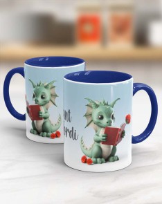 GIFT MUG SANT JORDI-DRAGON READING