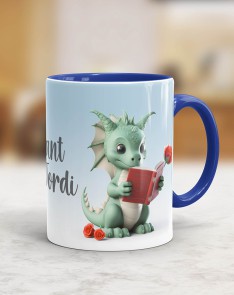 TAZA REGALO SANT JORDI-DRAGON LEYENDO