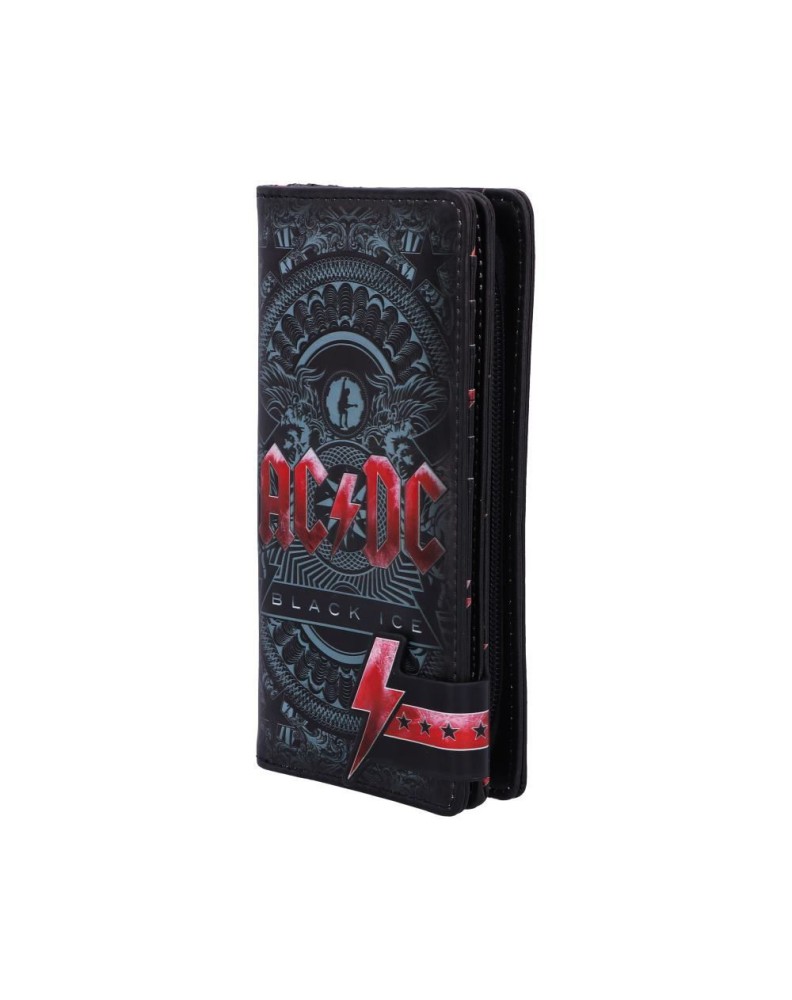 ACDC BLACK ICE EMBOSSED PURSE 18.5CM