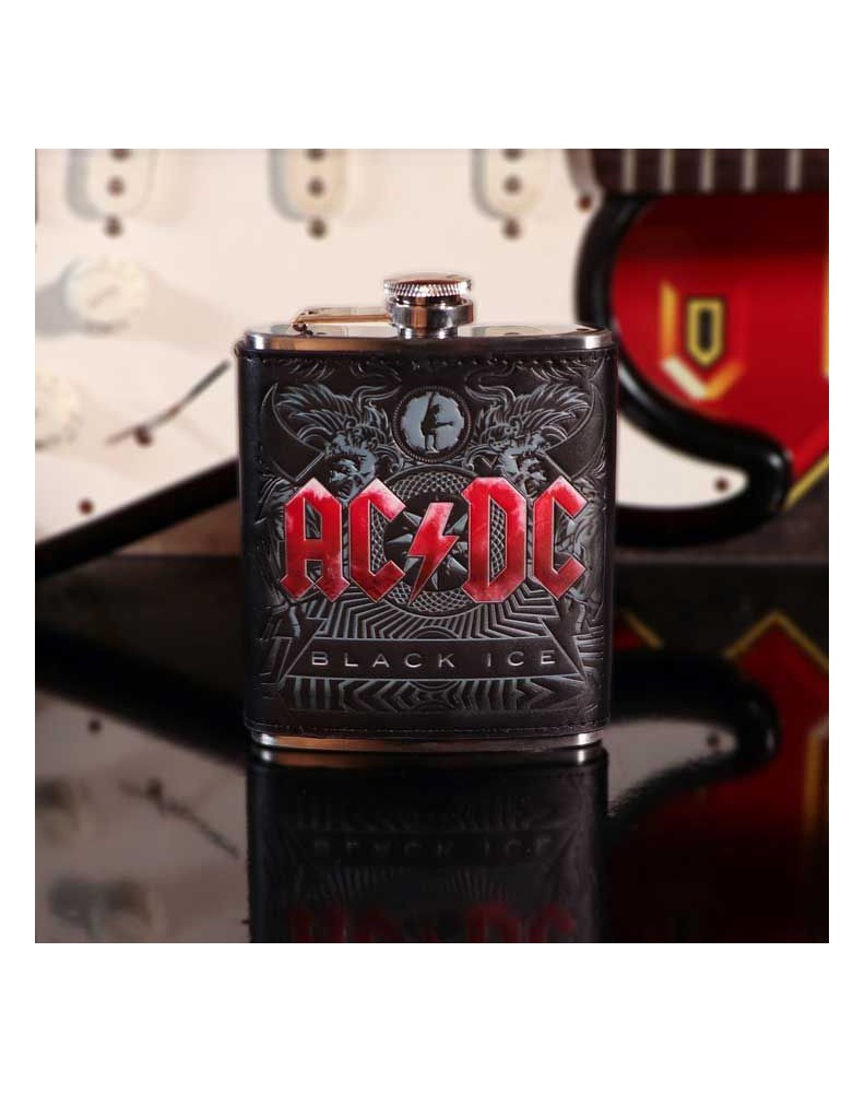 ACDC BLACK ICE HIP FLASK