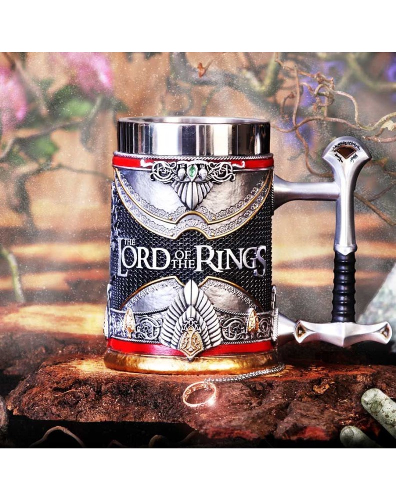 LORD OF THE RINGS ARAGORN TANKARD 15.5CM