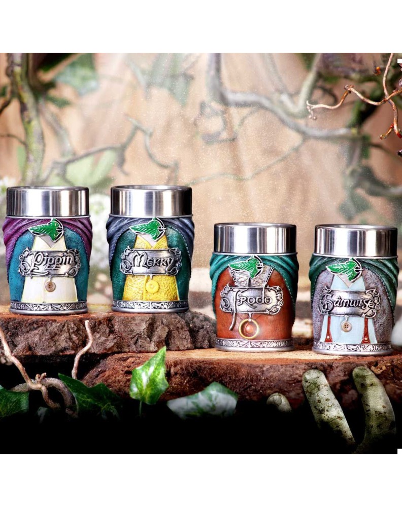 LORD OF THE RINGS HOBBIT SHOT GLASS SET