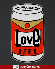 Camiseta love beer