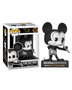 FIGURA POP DISNEY ARCHIVES MICKEY MOUSE PLANE CRAZY MICKEY