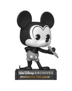 FIGURA POP DISNEY ARCHIVES MICKEY MOUSE PLANE CRAZY MICKEY