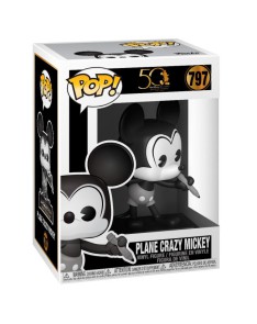 FIGURA POP DISNEY ARCHIVES MICKEY MOUSE PLANE CRAZY MICKEY