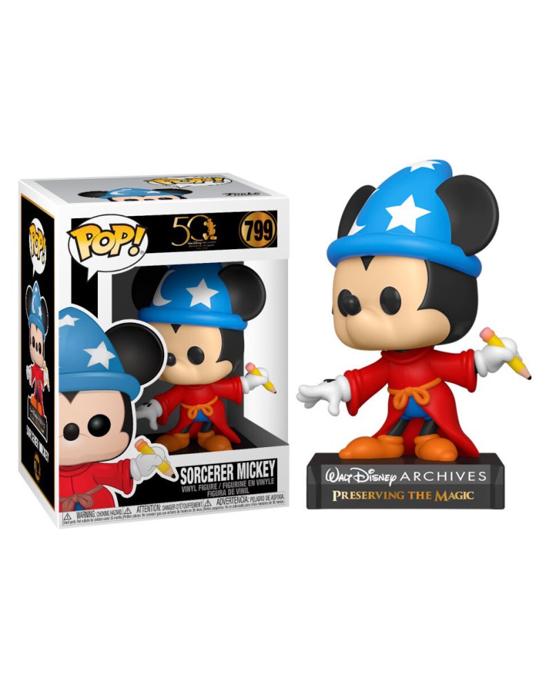 FIGURA POP DISNEY ARCHIVES SORCERER MICKEY