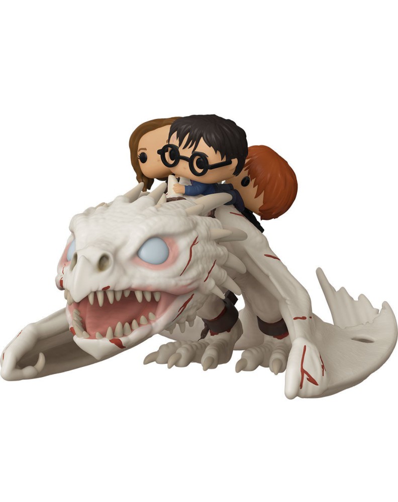 FIGURA FUNKO POP GRINGOTTS DRAGON CON HARRY, RON Y HERMIONE HARRY POTTER