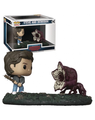 FIGURE FUNKO POP STRANGER THINS VS STEVE DEMODOG