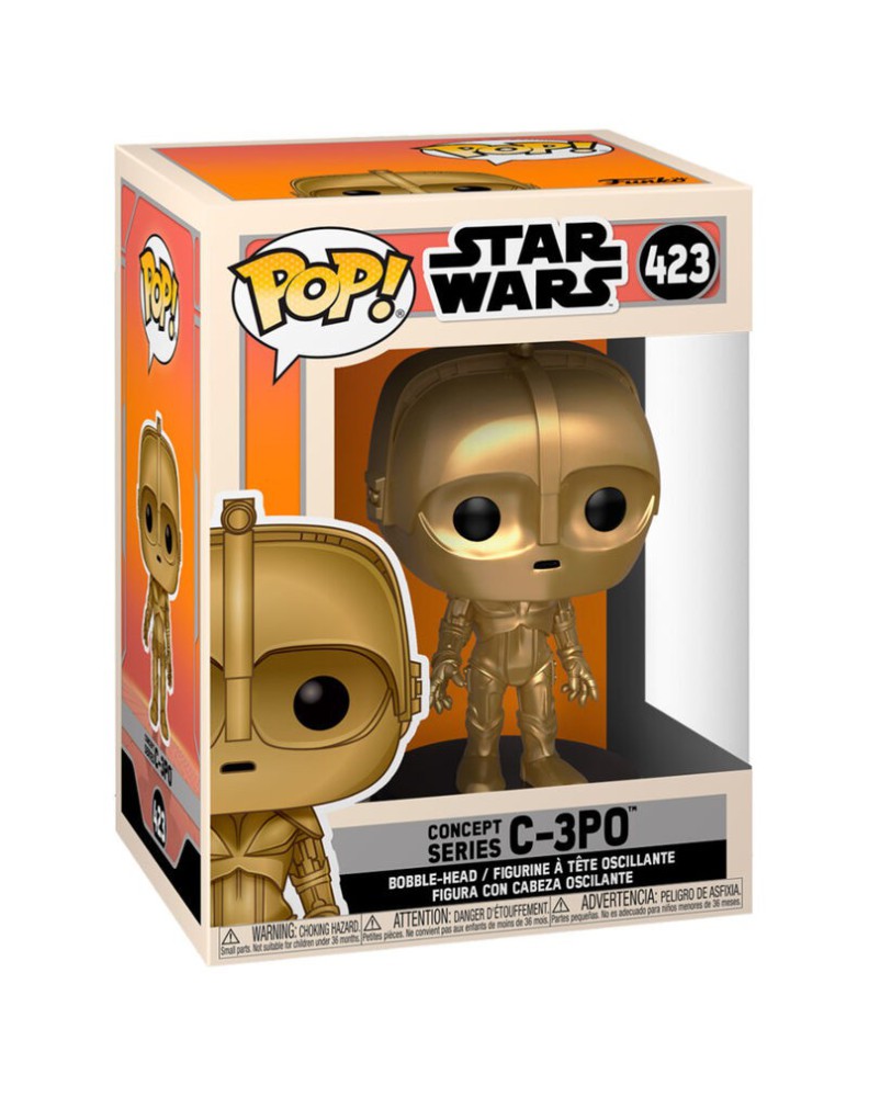 FIGURE FUNKO POP C-3PO STAR WARS CONCEPT