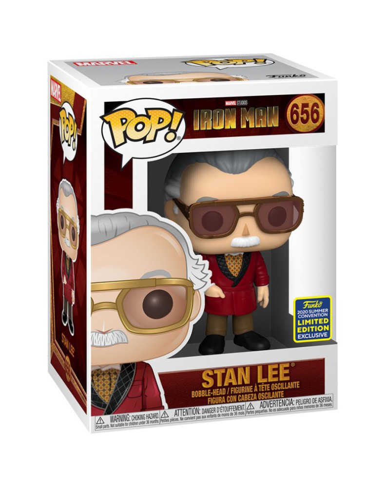 "FIGURA FUNKO POP STAN LEE ""IRON MAN"" CAMEO SUMMER CONVENTION 2020"