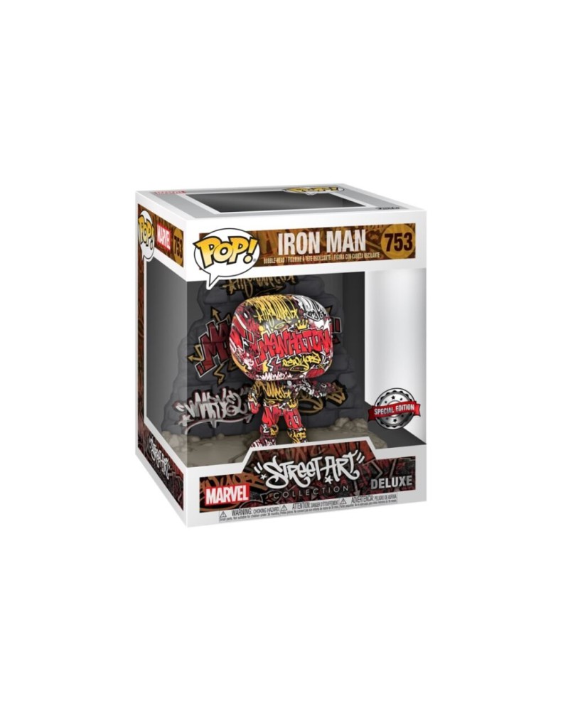 POP DELUXE: MARVEL-IRON MAN (GRAFFITIDECO)