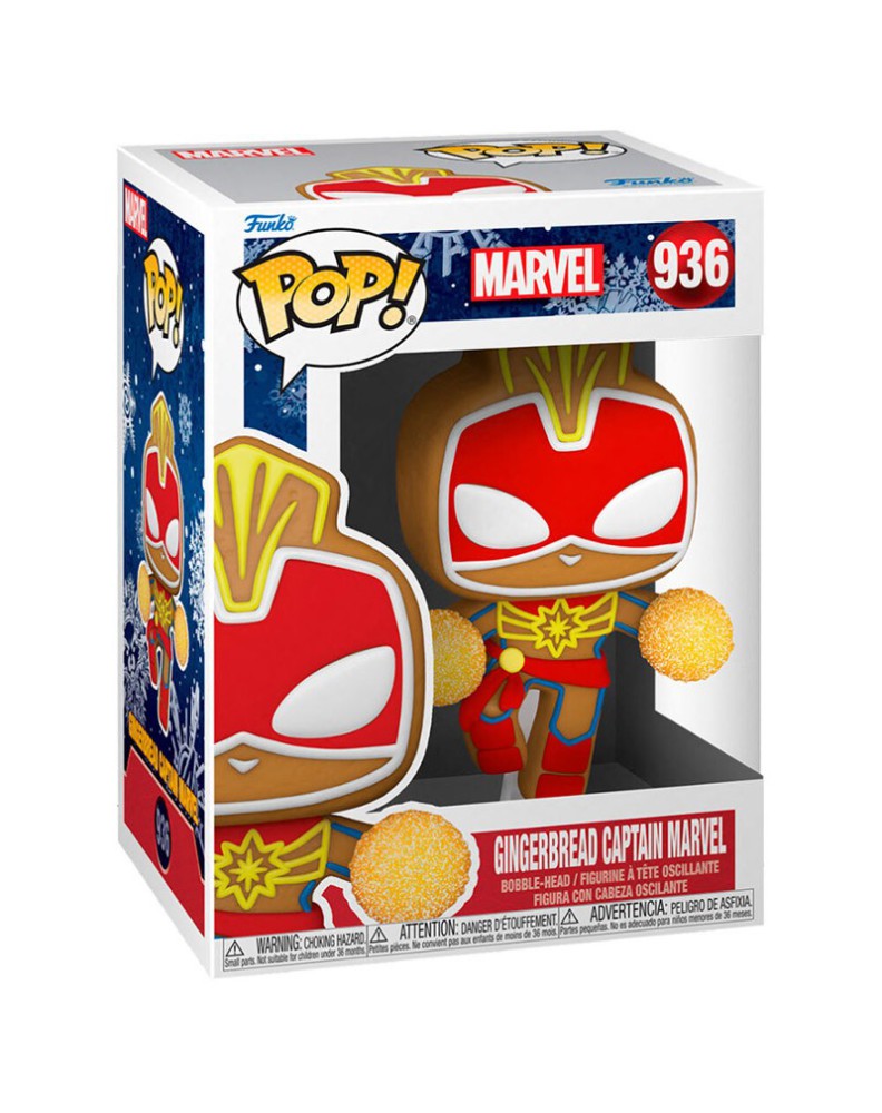 FUNKO POP MARVEL - GINGERBREAD CAPITAN MARVEL