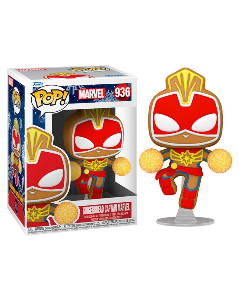 FUNKO POP MARVEL - GINGERBREAD CAPITAN MARVEL