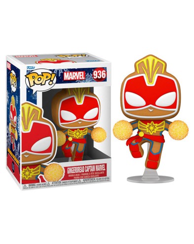 FUNKO POP MARVEL - GINGERBREAD CAPITAN MARVEL