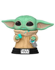 FUNKO POP -THE MANDALORIAN - GROGU THE CHILD WITH COOKIE