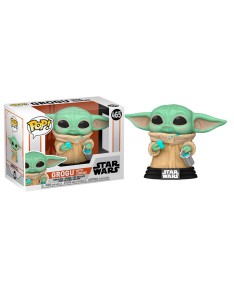 FUNKO POP -THE MANDALORIAN - GROGU THE CHILD WITH COOKIE