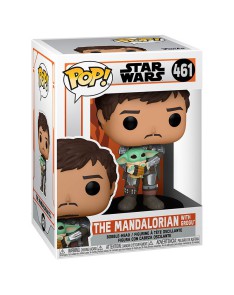 FUNKO POP -THE MANDALORIAN- MANDO HOLDING CHILD