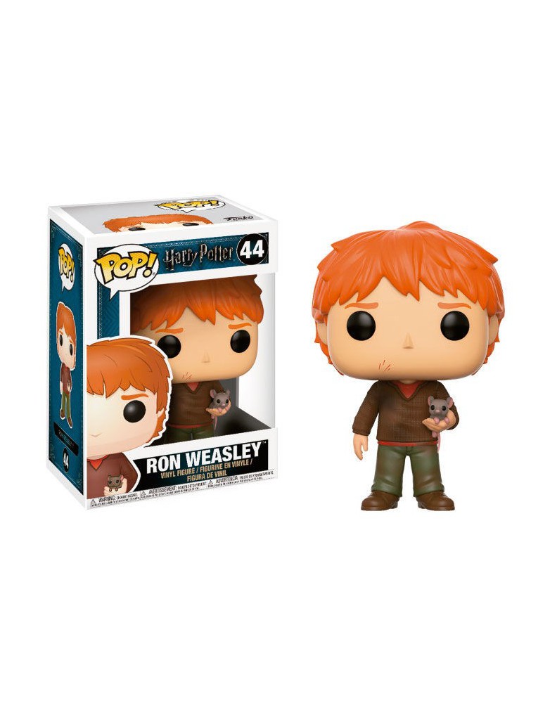 FIGURA FUNKO POP HARRY POTTER RON WEASLEY WITH SCABBERS