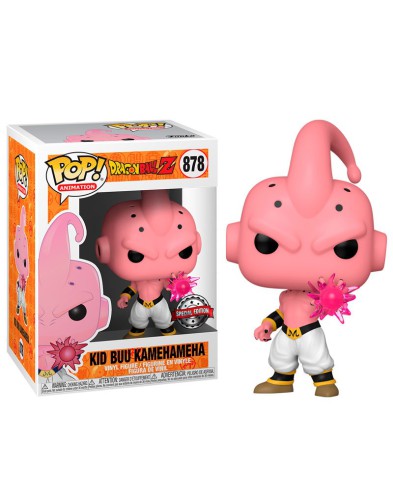 FIGURA FUNKO POP DRAGON BALL KID BUU KAMEHAMEHA EXCLUSIVO WITH GLOW
