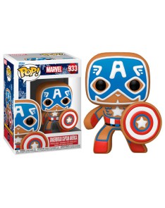 FIGURA FUNKO POP MARVEL: HOLIDAY- CAPTAIN AMERICA