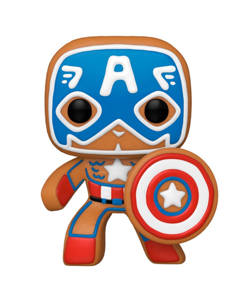 FIGURA FUNKO POP MARVEL: HOLIDAY- CAPTAIN AMERICA
